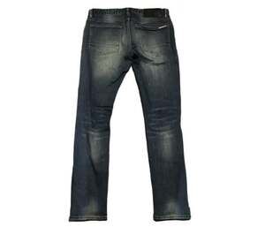 Armani Exchange Men's Blue Faded Denim Slim Fit Jeans